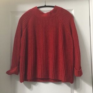 Red sweater